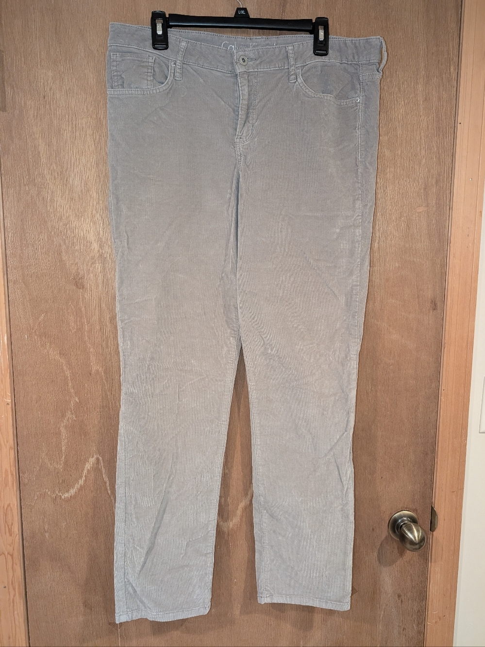 Calvin Klein Jeans Light Gray Corduroy Skinny Pants
